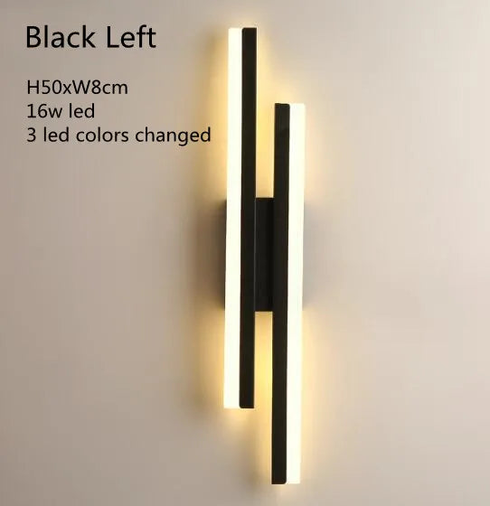 Copper Pipe Acrylic Shade LED Wall Sconce