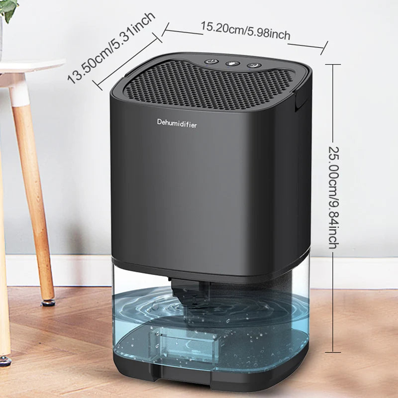Portable Air Dehumidifier — Compact Moisture Absorber for Home
