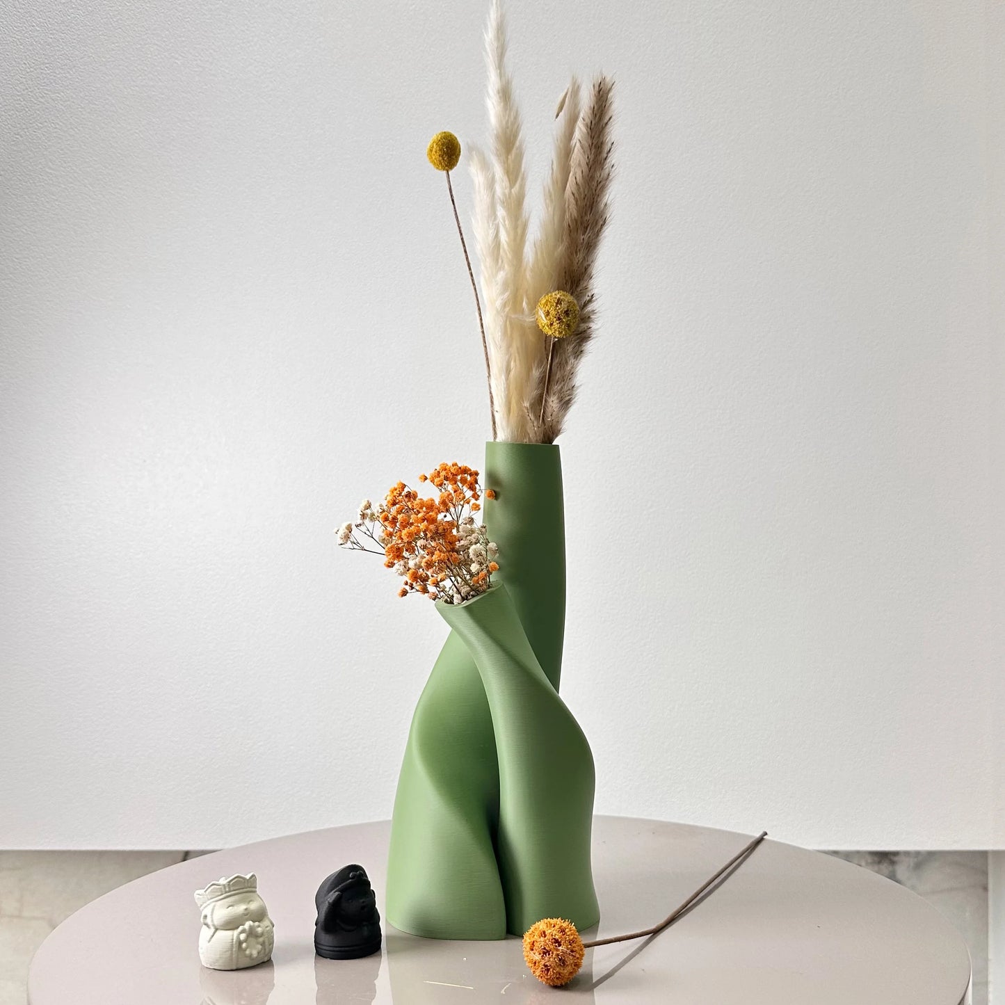Double Creative Dried Flower Vessel Set