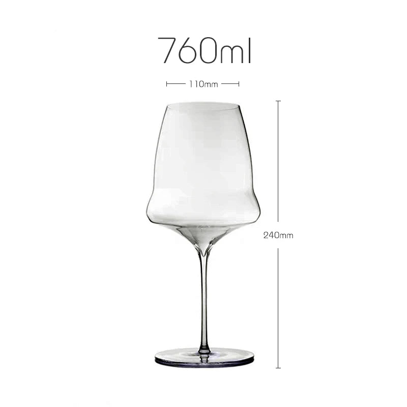Josephine Style Handmade Crystal Wine Glass