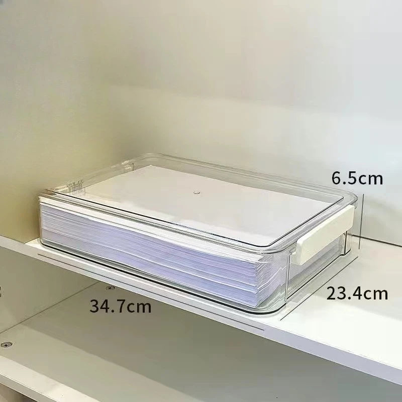 Acrylic Transparent A4 Desktop Paper Organizer