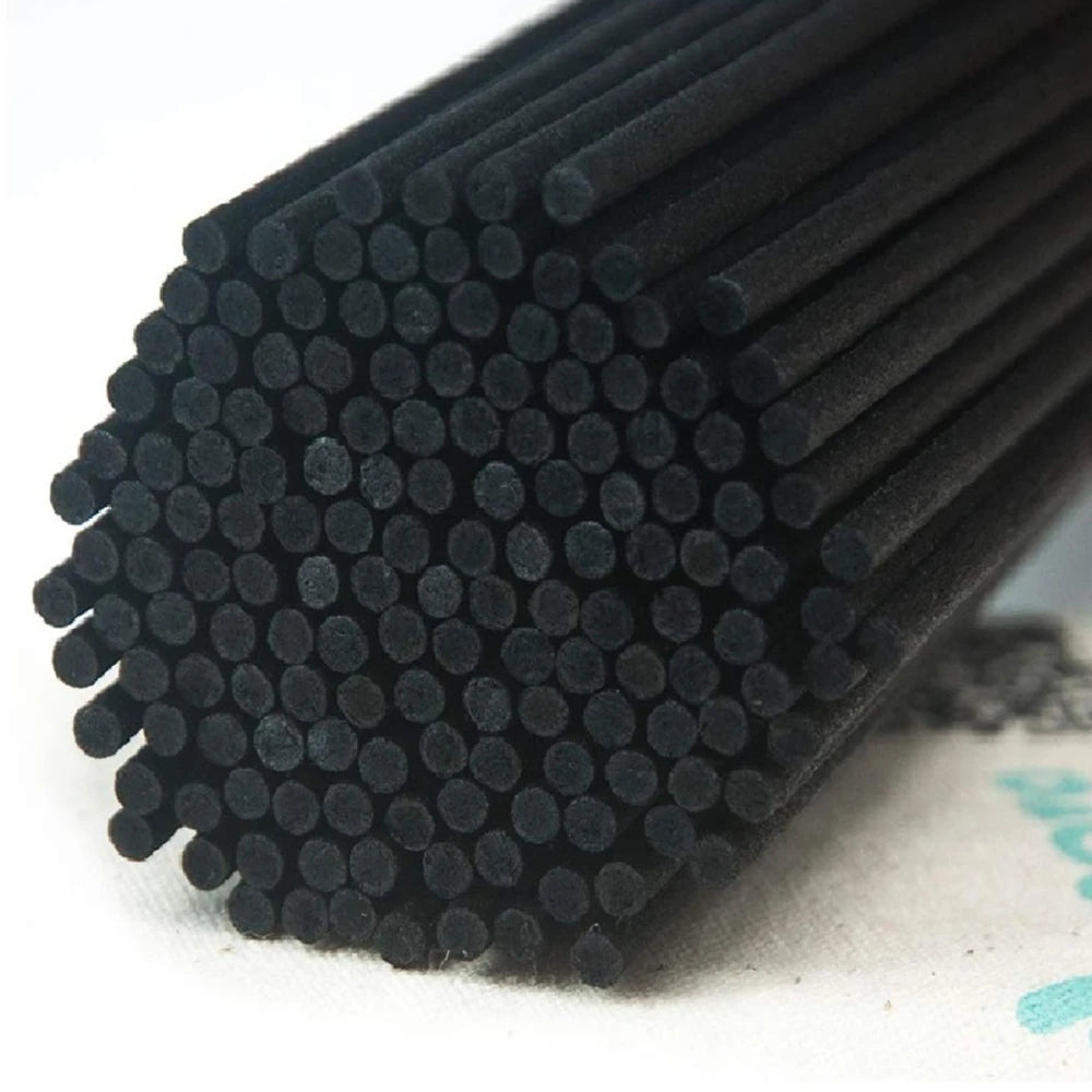 Black Fiber Rattan Reed Diffuser Aromatherapy Sticks