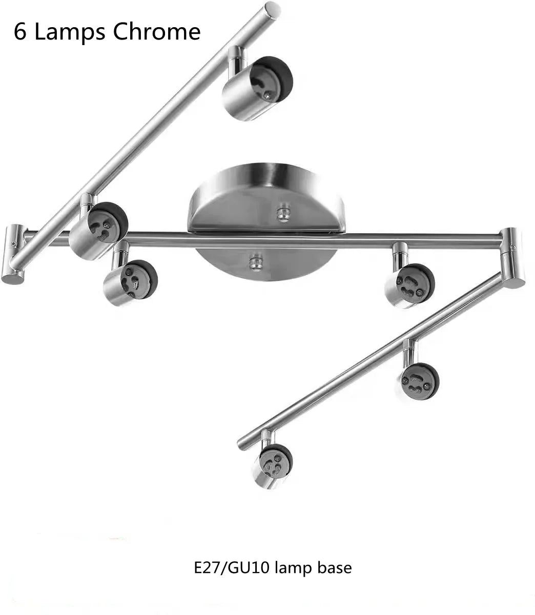 Adjustable GU10 Multi Head Ceiling Spotlight