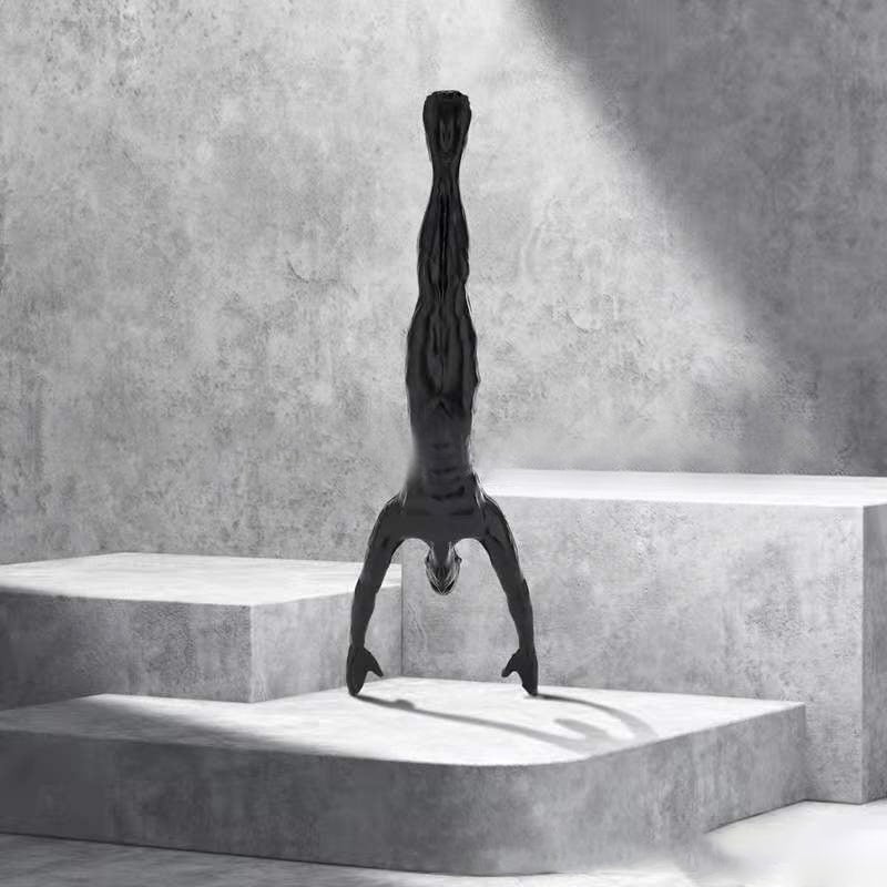 Climbing Wall Statue - 3D Resin Climbing Decor | Artistic Wall Hanging Accent