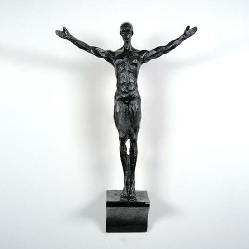 Climbing Wall Statue - 3D Resin Climbing Decor | Artistic Wall Hanging Accent