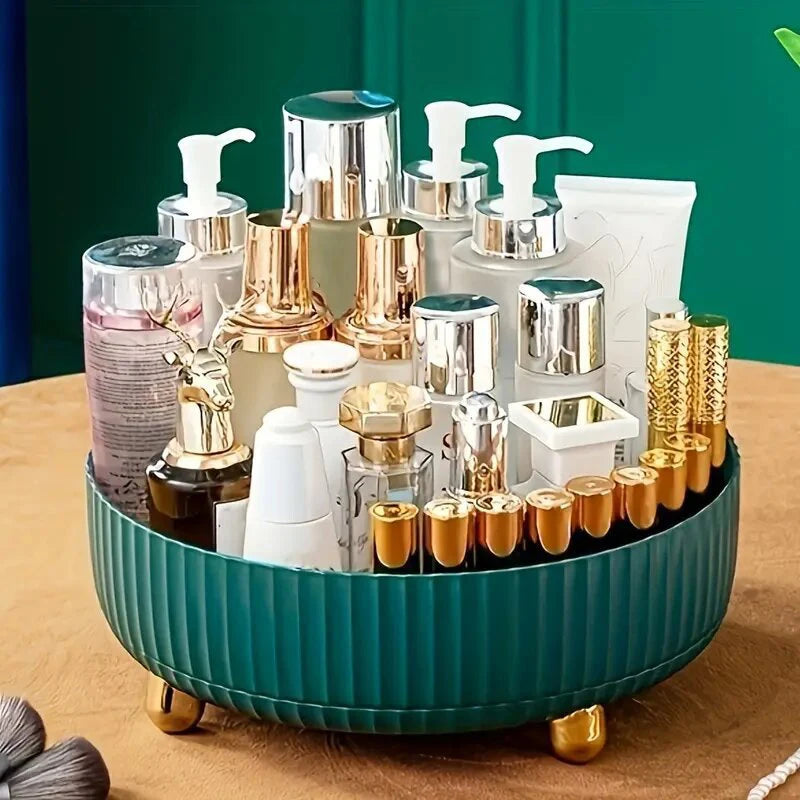 360 Degree Rotating Lazy Susan Makeup Organizer Tray