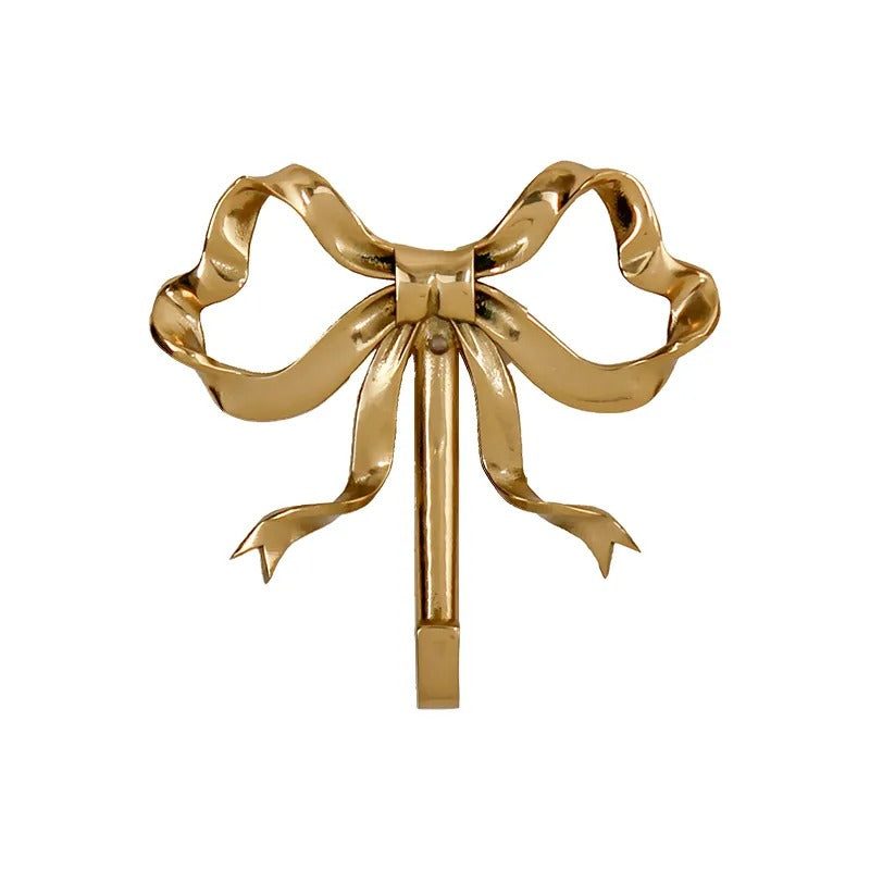Brass Wall Hook | Decorative Metal Key Holder With Coquette Arch Design