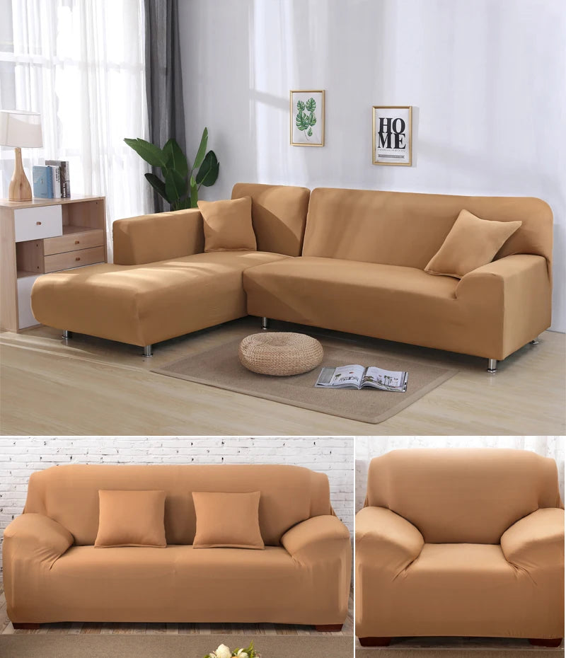 Elastic Anti-Slip L Shape Sofa Corner Slipcover