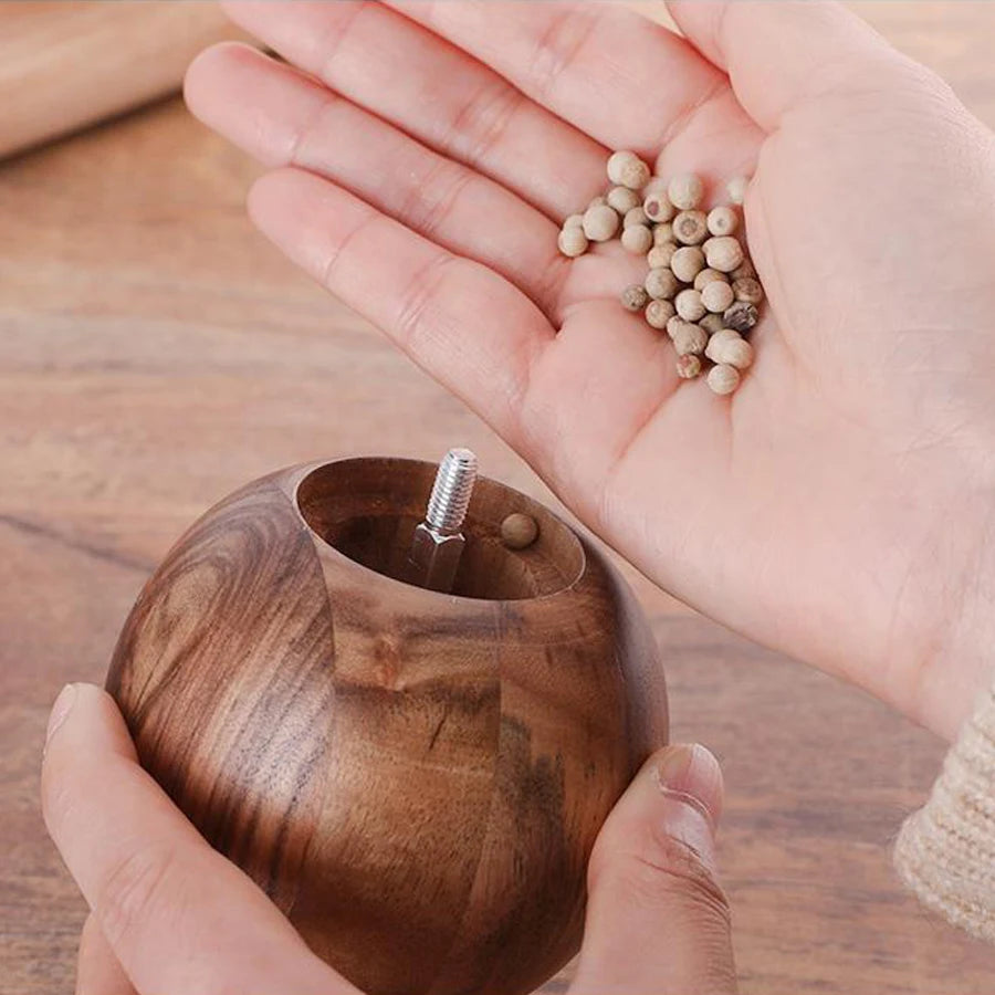 Ceramic Core Metal Crank Salt Pepper Mill Set
