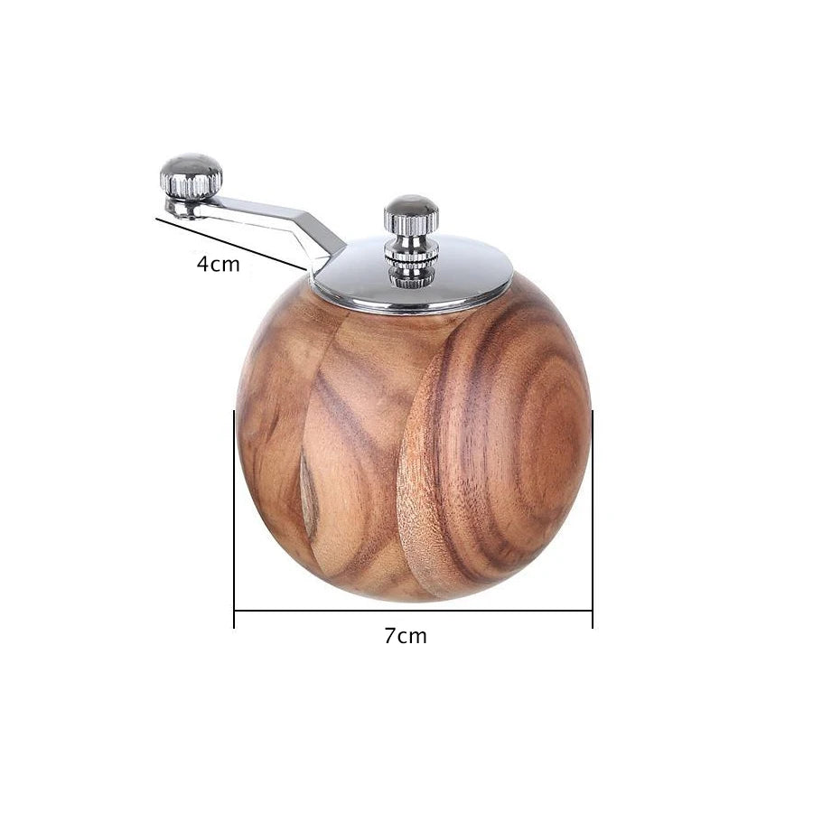 Ceramic Core Metal Crank Salt Pepper Mill Set