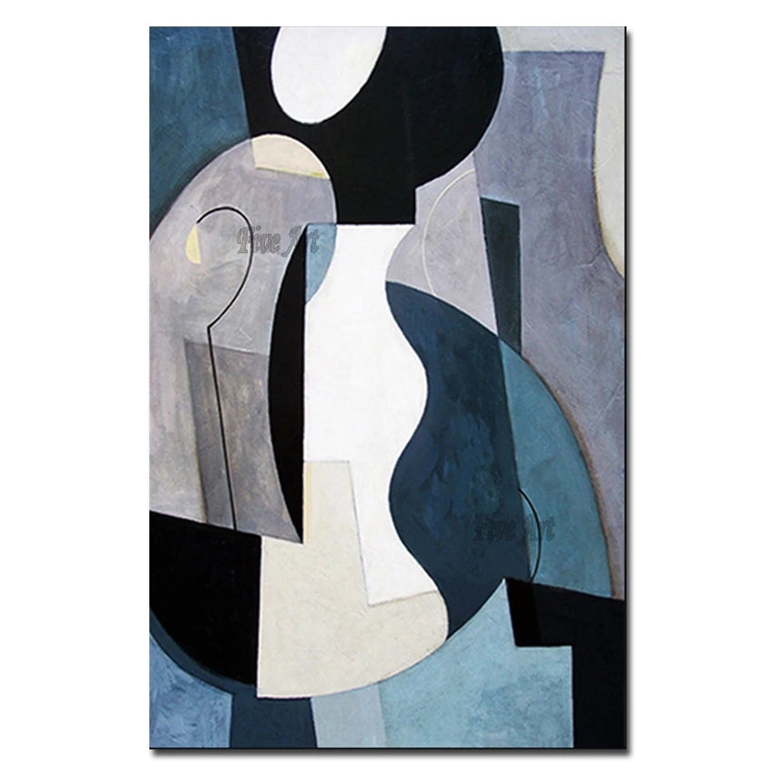 Handmade Abstract Oil Painting Unframed Canvas Wall Art