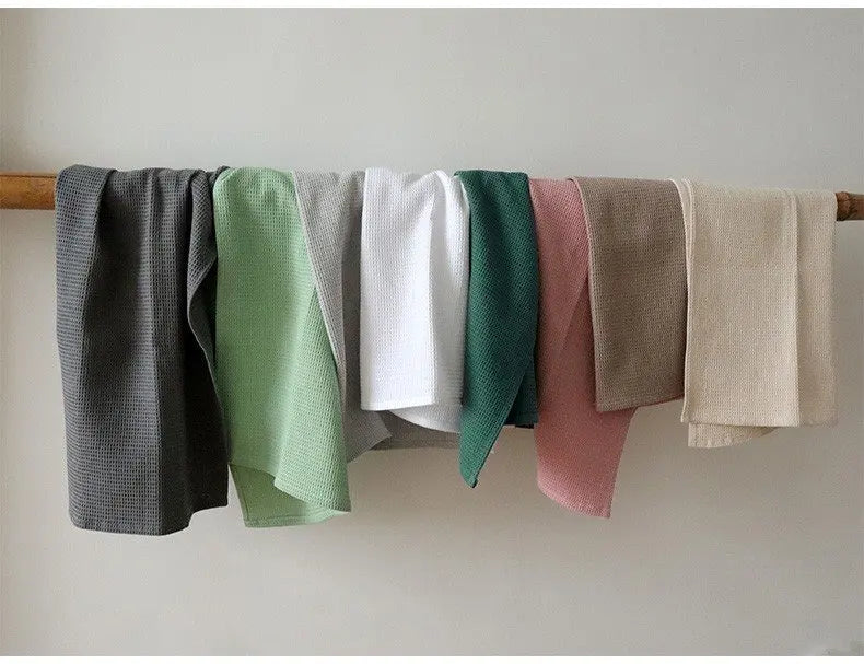 Absorbent Waffle Weave Cotton Kitchen Dish Towel