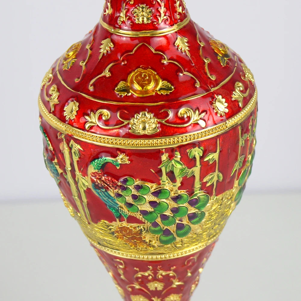 Creative Zinc Alloy Metal Flower Vessel