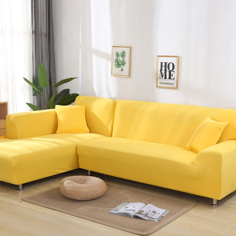 Elastic Anti-Slip L Shape Sofa Corner Slipcover