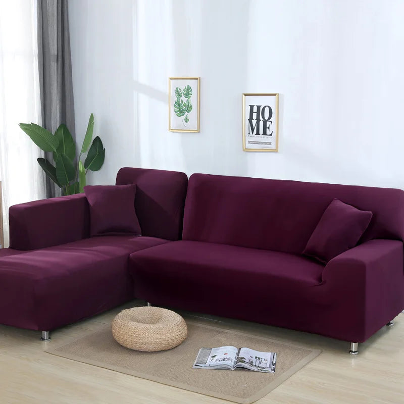 Elastic Anti-Slip L Shape Sofa Corner Slipcover