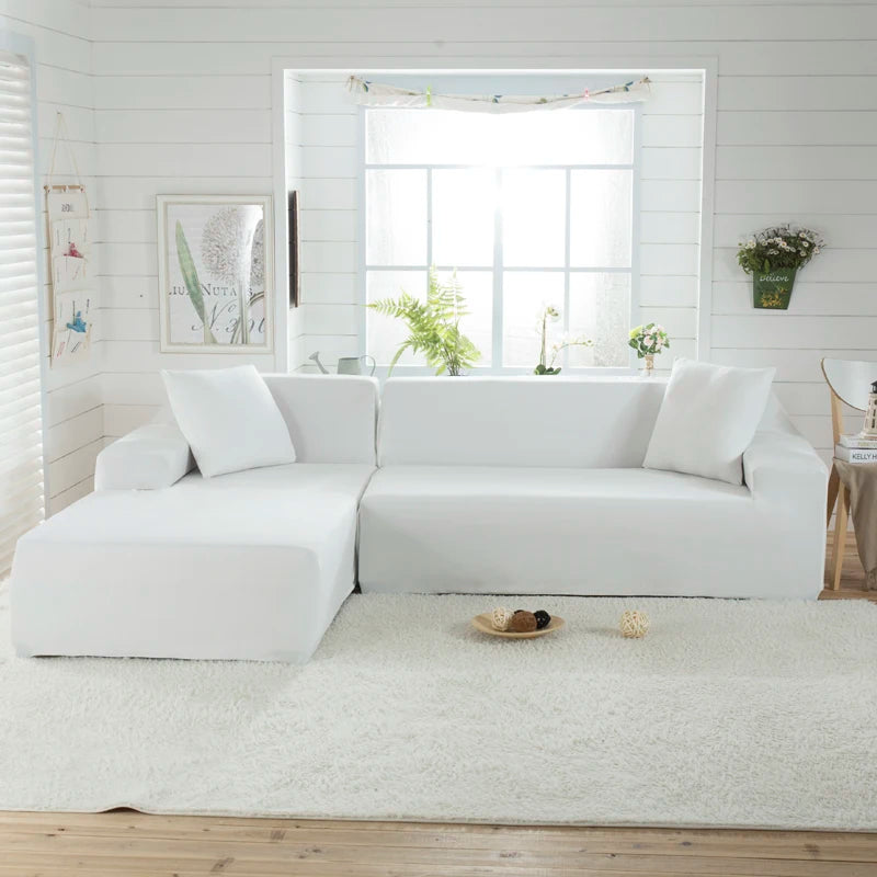 Elastic Anti-Slip L Shape Sofa Corner Slipcover