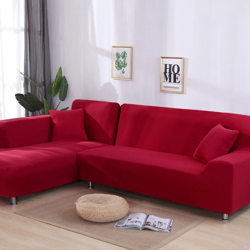 Elastic Anti-Slip L Shape Sofa Corner Slipcover