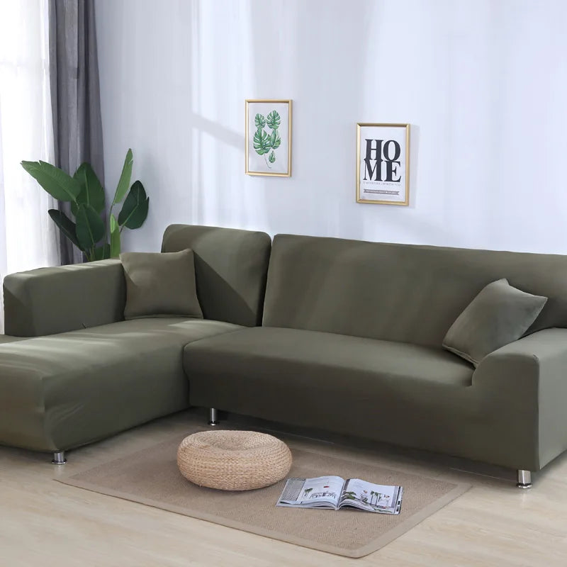 Elastic Anti-Slip L Shape Sofa Corner Slipcover