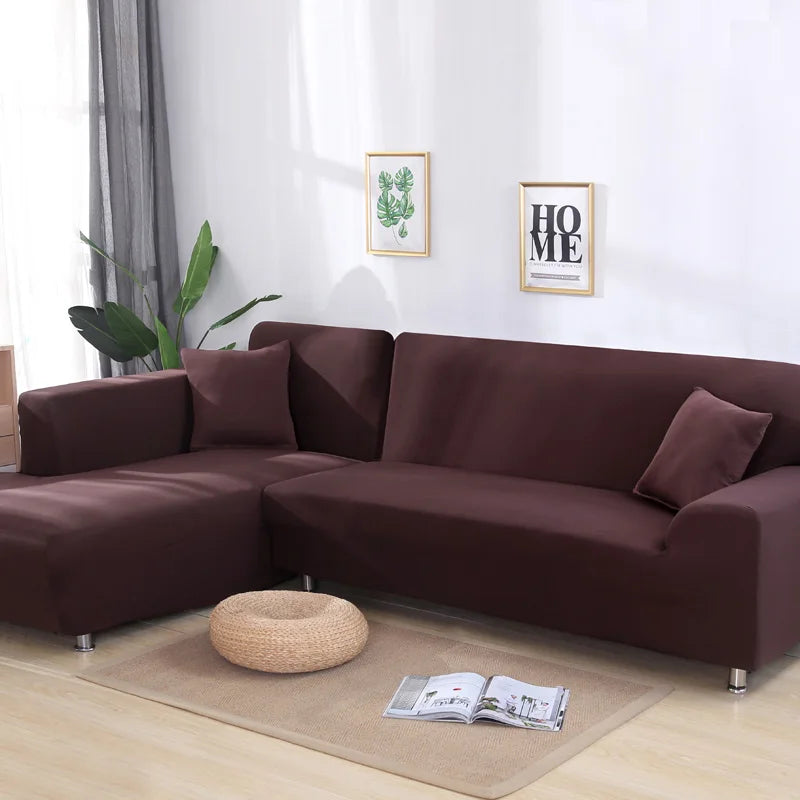 Elastic Anti-Slip L Shape Sofa Corner Slipcover