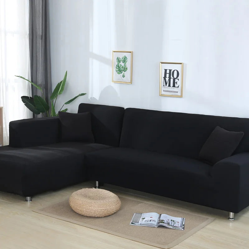 Elastic Anti-Slip L Shape Sofa Corner Slipcover