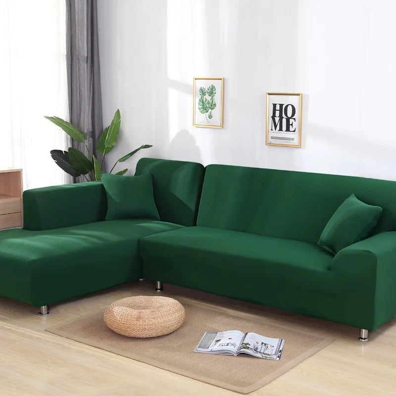 Elastic Anti-Slip L Shape Sofa Corner Slipcover