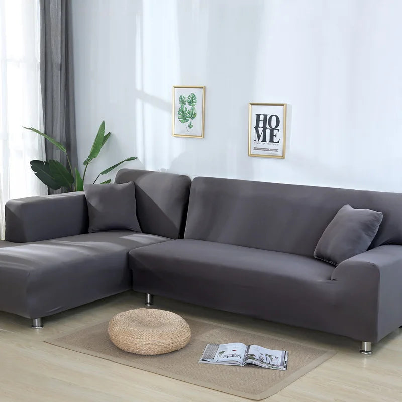 Elastic Anti-Slip L Shape Sofa Corner Slipcover