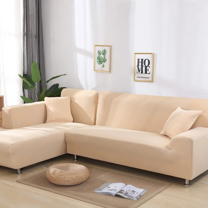 Elastic Anti-Slip L Shape Sofa Corner Slipcover