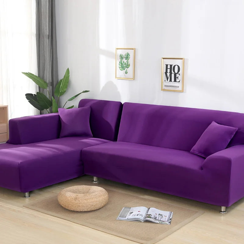 Elastic Anti-Slip L Shape Sofa Corner Slipcover