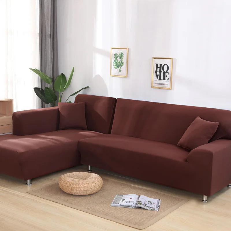 Elastic Anti-Slip L Shape Sofa Corner Slipcover