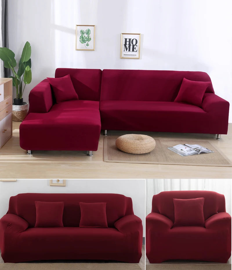 Elastic Anti-Slip L Shape Sofa Corner Slipcover