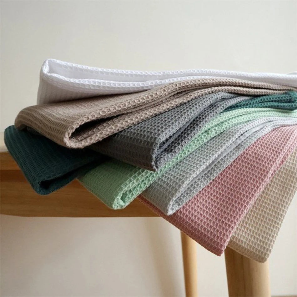 Absorbent Waffle Weave Cotton Kitchen Dish Towel