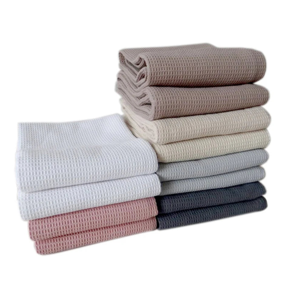 Absorbent Waffle Weave Cotton Kitchen Dish Towel