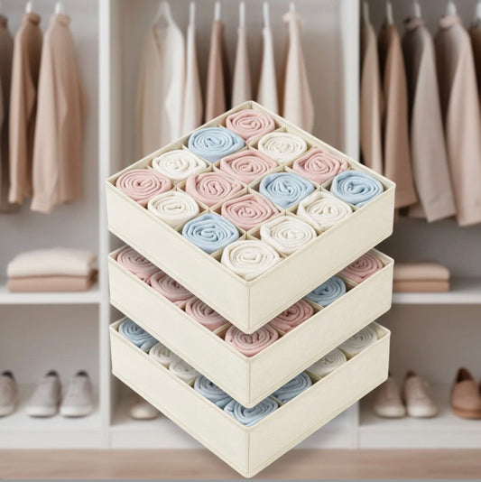Foldable Underwear Wardrobe Drawer Storage Organizer Box