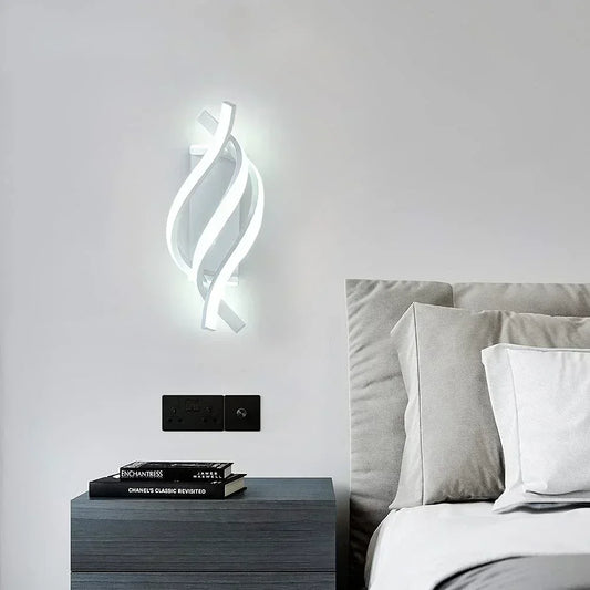 Spiral Wall Light – Unique Spiral Design Decorative Wall Lamp | Warm Ambient Lighting