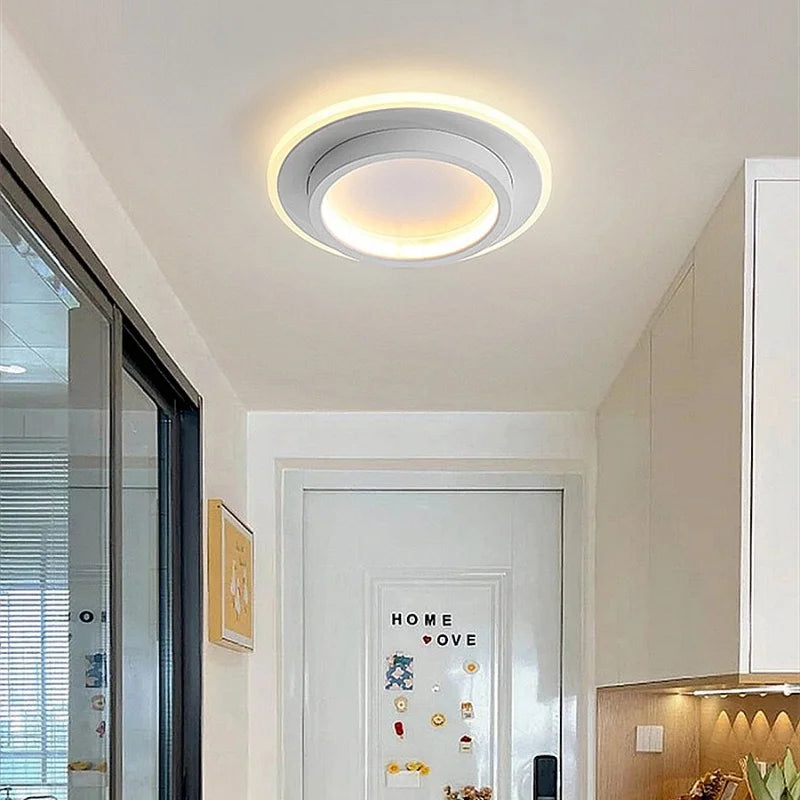 Nordic Metal Acrylic Touch Switch Ceiling Lamp