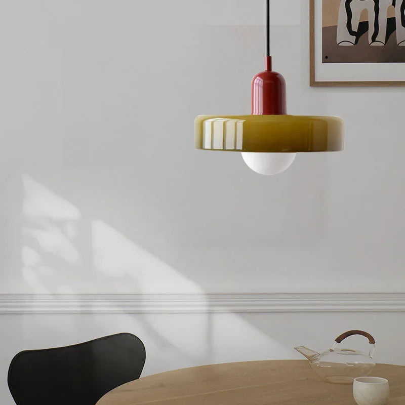 Bauhaus Nordic Glass Chandelier