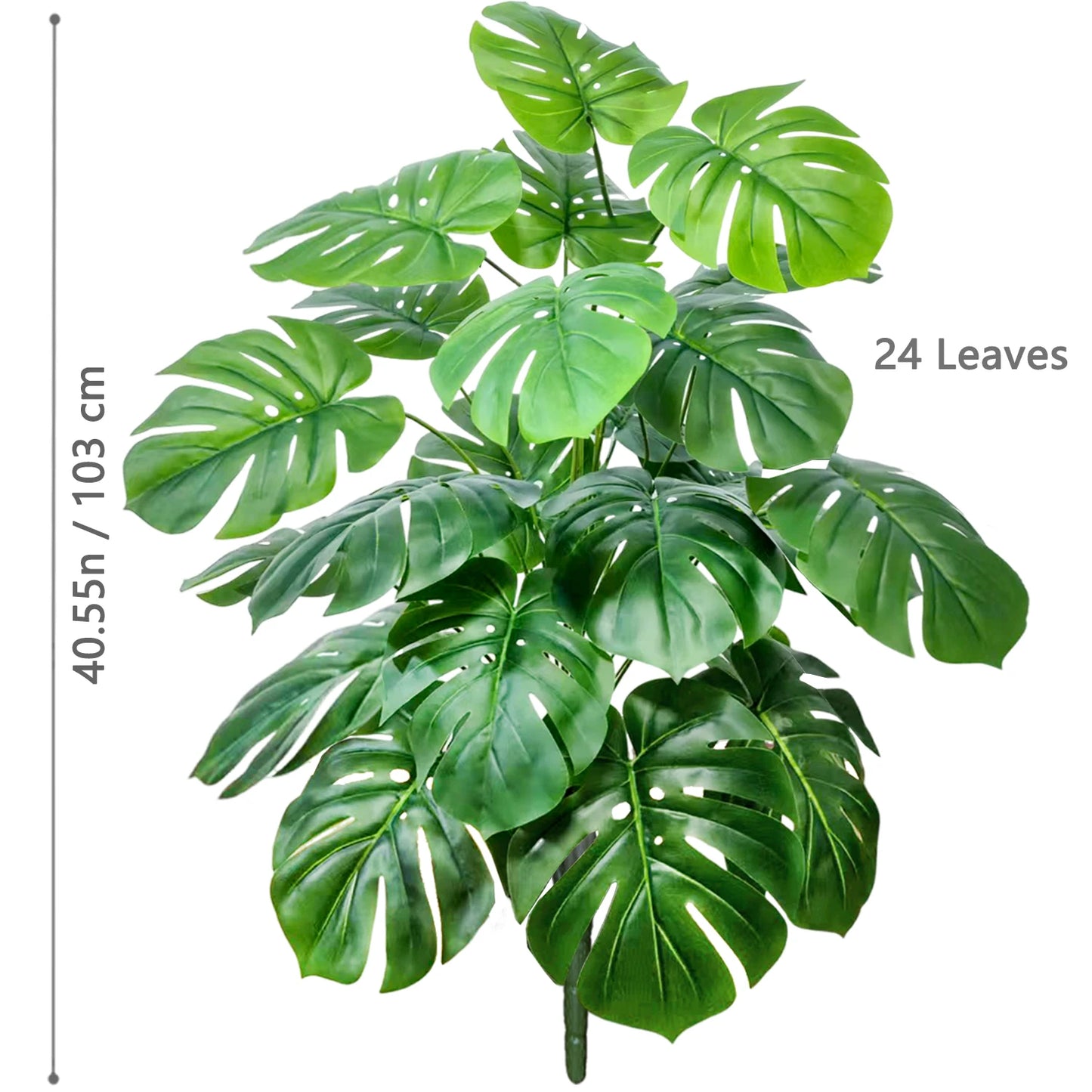 Silk Artificial Monstera Pothos Leaf Indoor Plant
