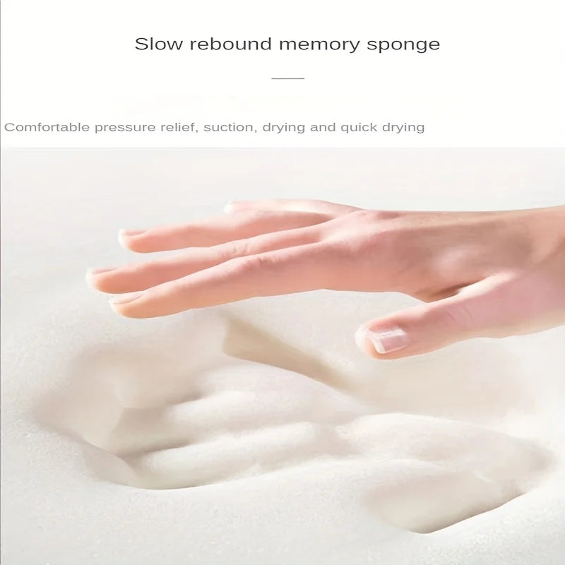 Furry Long Hair Non-Slip Absorbent Bathroom Floor Mat