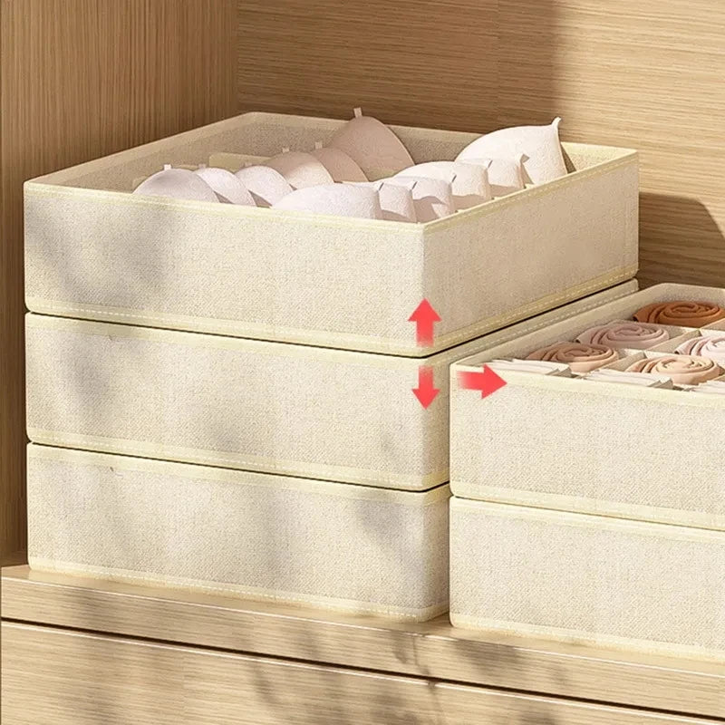 Fabric Drawer Underwear Bra Wardrobe Organizer