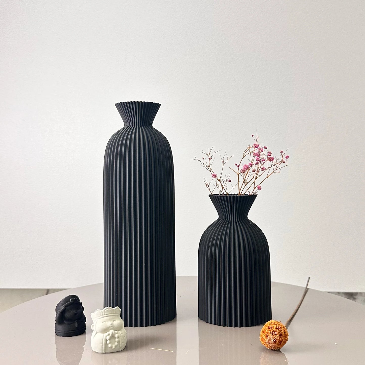 Wavy Pattern Decorative Dry Vessel Set