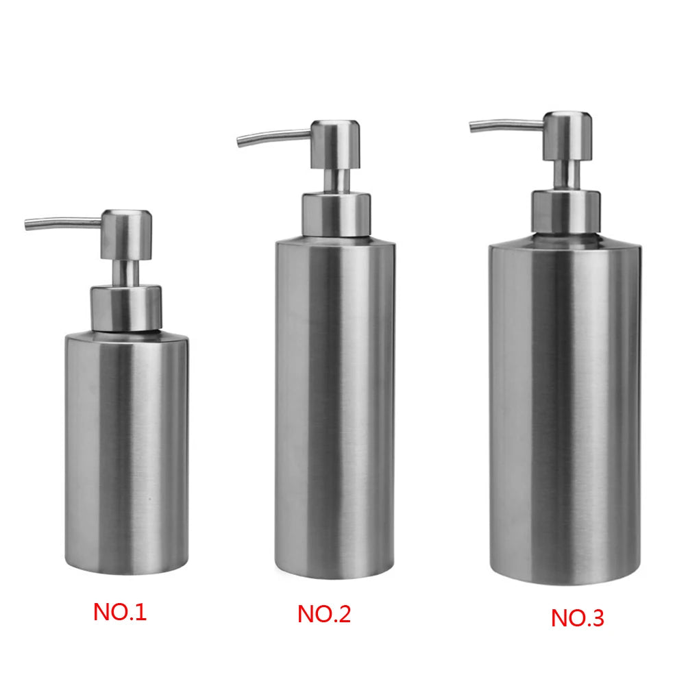 Stainless Steel Refillable Hand Soap Pump Dispenser