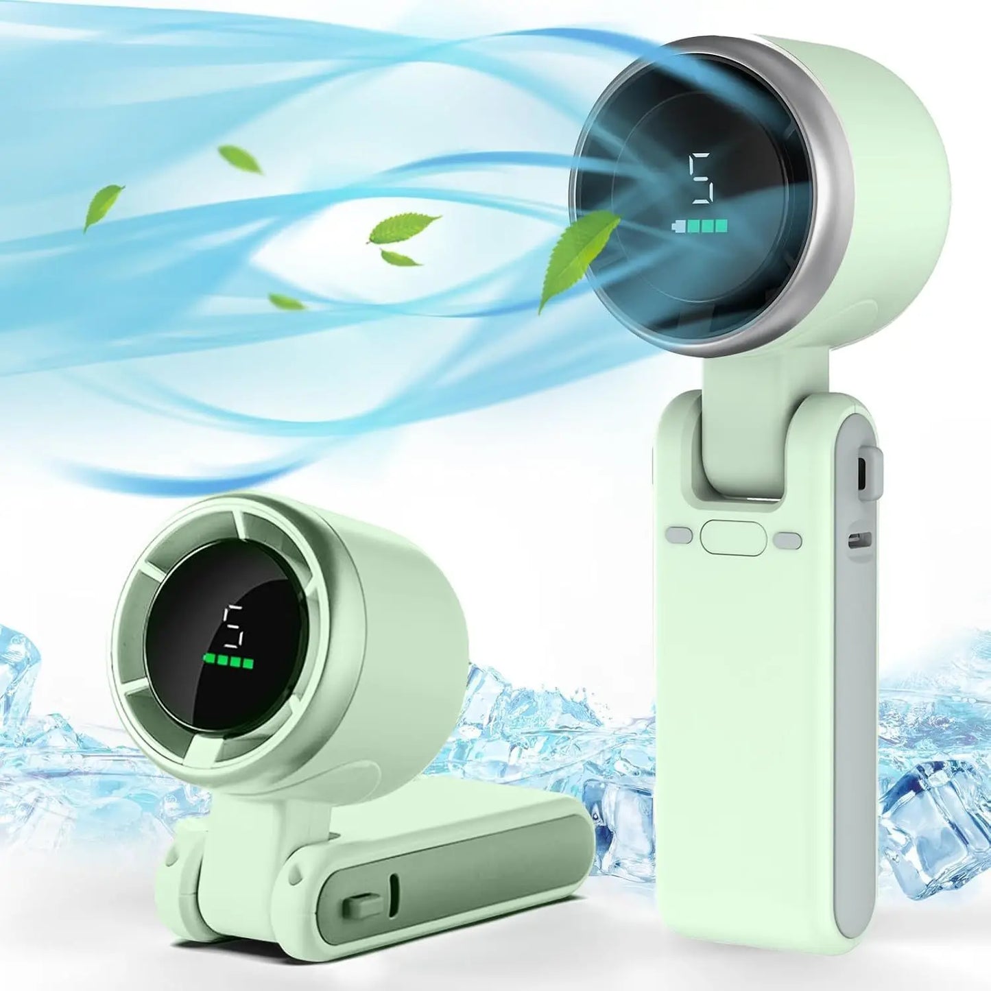 5 Speed Rechargeable 3-in-1 Portable Travel Fan