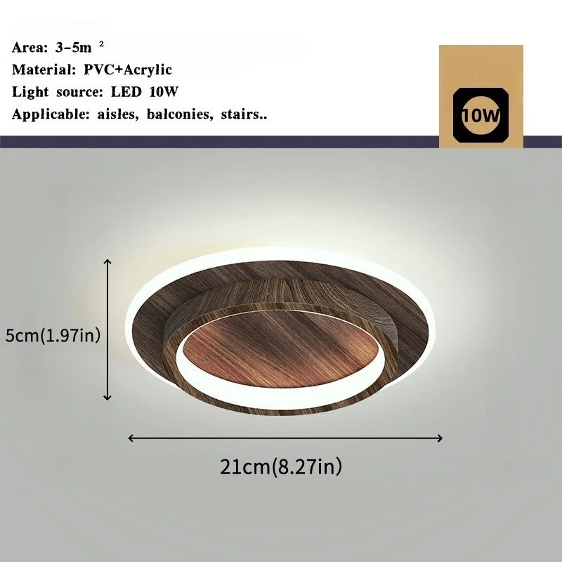 Nordic Metal Acrylic Touch Switch Ceiling Lamp