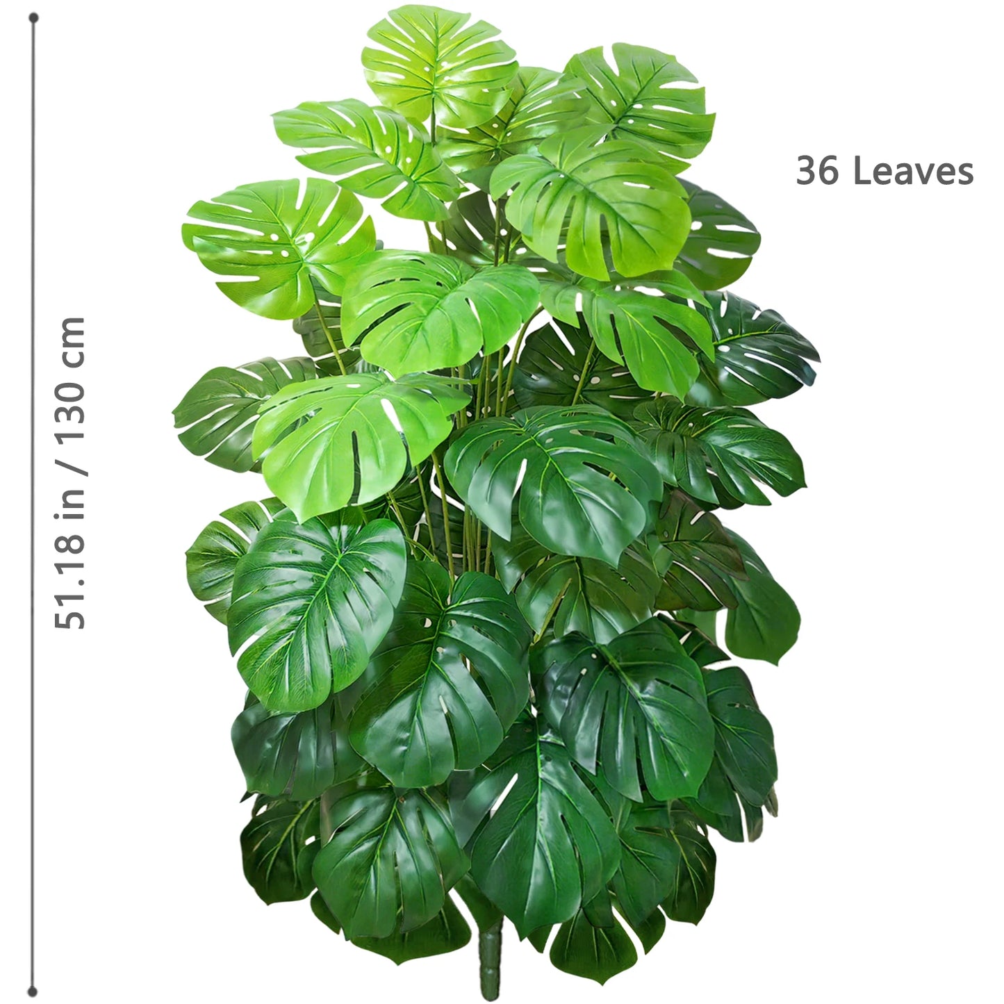 Silk Artificial Monstera Pothos Leaf Indoor Plant