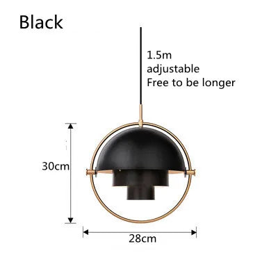 Nordic Metal Lampshade Art Deco Pendant Lamp