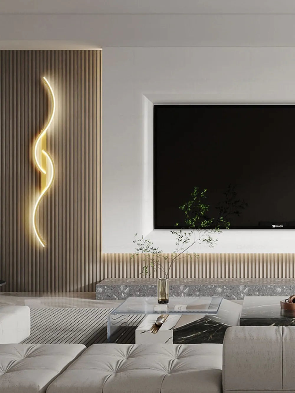 Minimalist Aluminum Bedside LED Up Down Wall Sconce