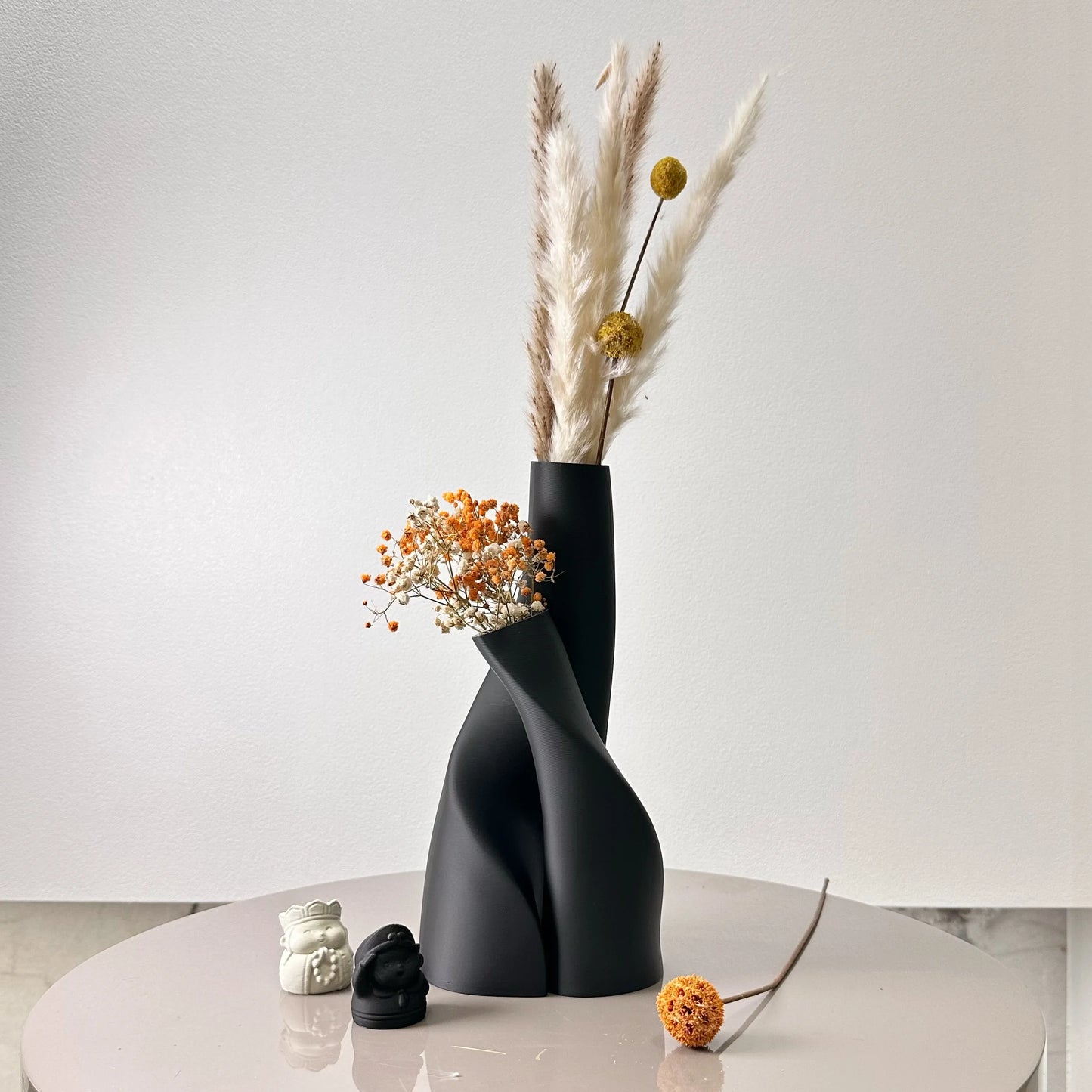 Double Creative Dried Flower Vessel Set