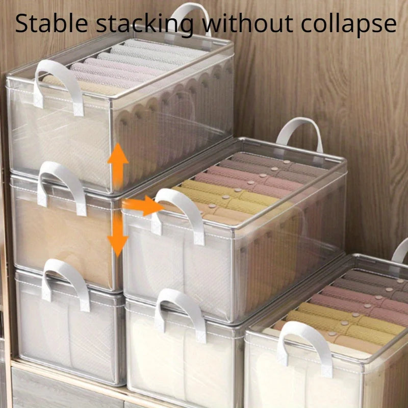 Steel Frame Transparent PVC Waterproof Storage Bin