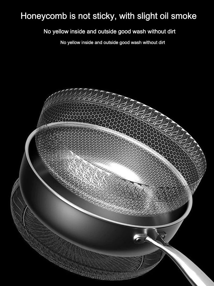 316L Stainless Steel Tri-Ply Non-Stick Frying Pan