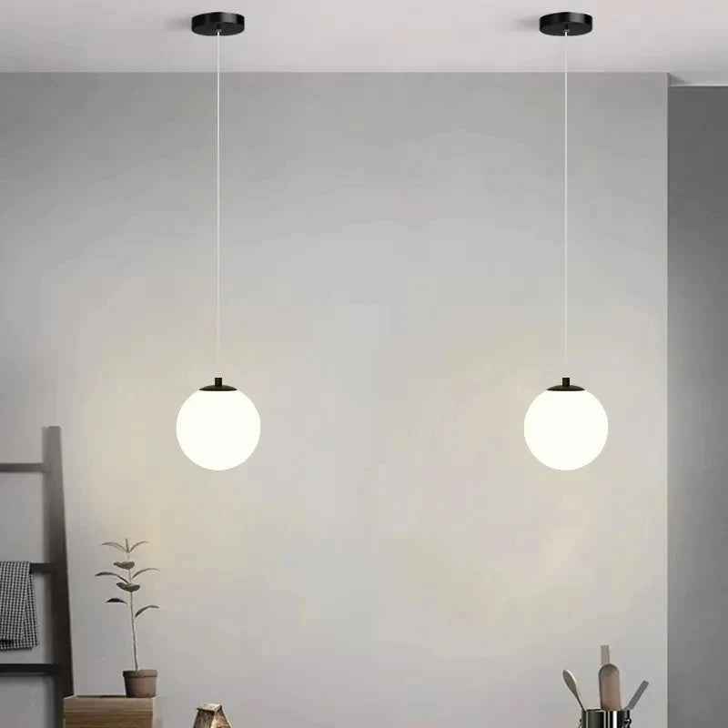 Nordic Glass Cord Pendant Lamp